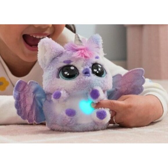 Hatchimal Alive Mystery Hatch Pufficorn Surprise Interactive Toy & Egg w/Mist - Picture 10 of 10